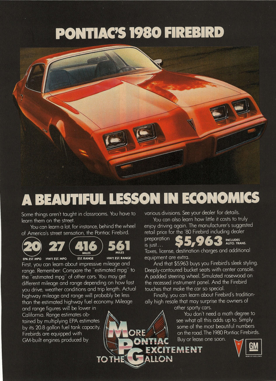 1980 Pontiac Auto Advertising